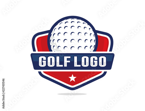Golf logo template