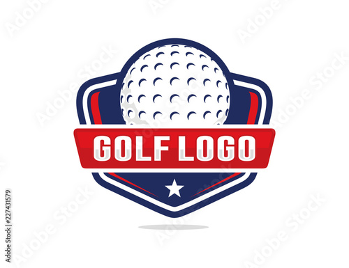 Golf logo template