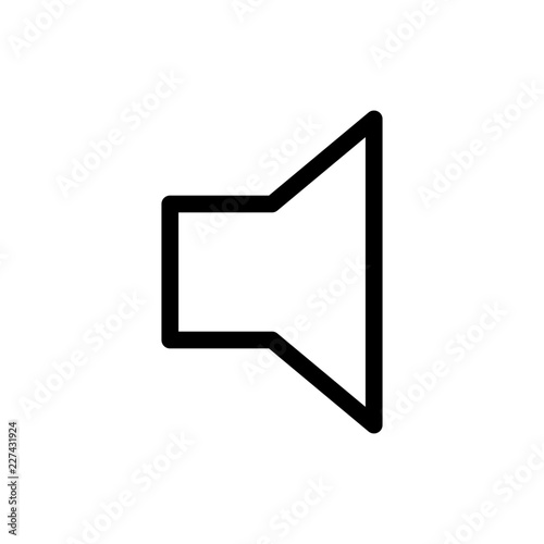 Speaker Computer Interface User Program vector icon