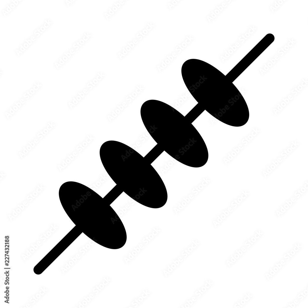 Spear Meat Kitchen Food Restaurant Bar Diner Drink vector icon Spear Meat Kitchen Food Restaurant Bar Diner Drink vector icon