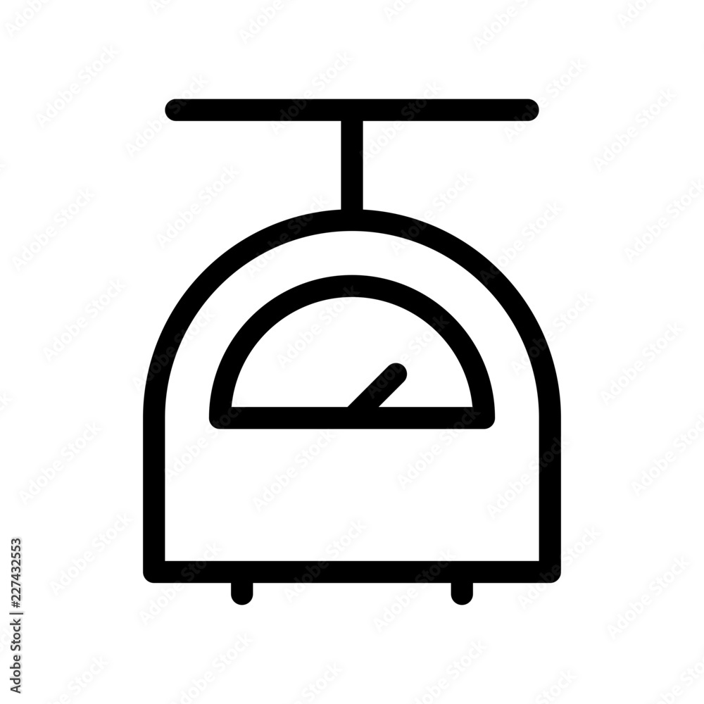 Scale Kitchen Food Restaurant Bar Diner Drink vector icon Scale Kitchen Food Restaurant Bar Diner Drink vector icon