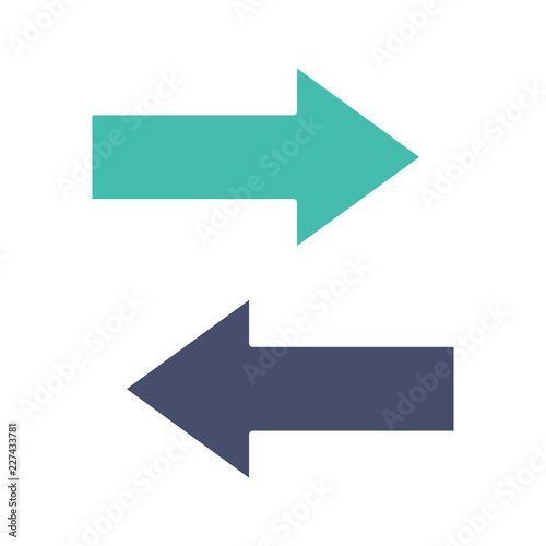 Horizontal swap glyph color icon Free Download Horizontal swap glyph color icon - GFXLoad