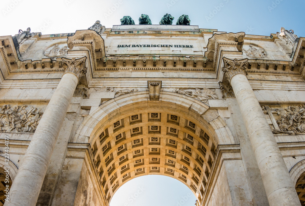 Fototapeta premium siegestor in munich