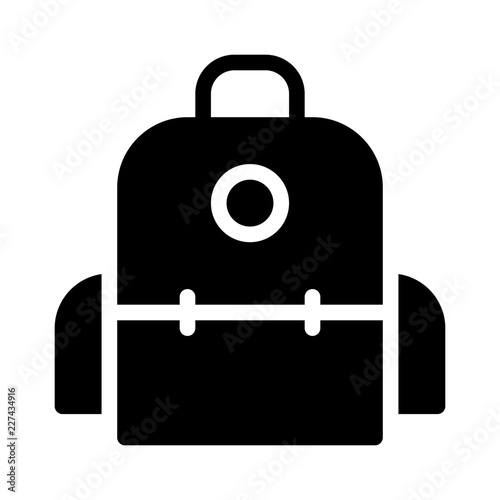 School Bag Education School Learning Creation Culture vector icon