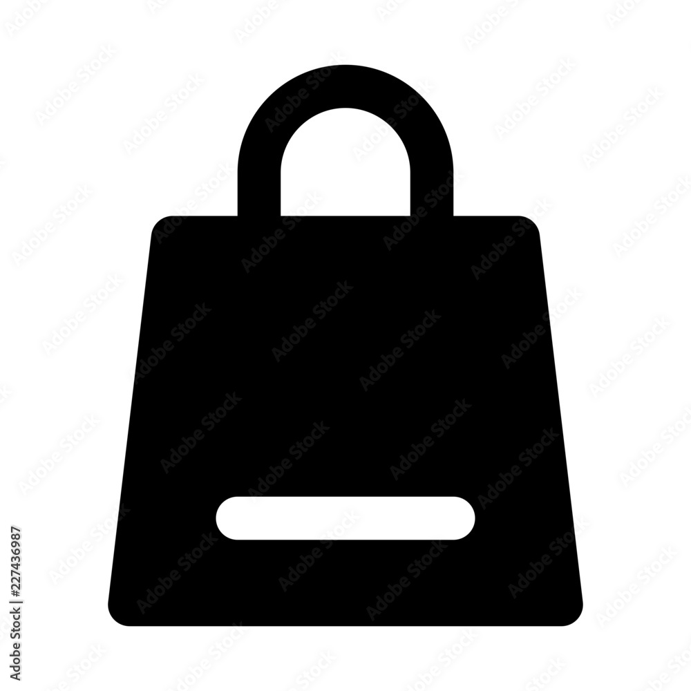 Shopping Bag Commerce Buy City vector icon Shopping Bag Commerce Buy City vector icon