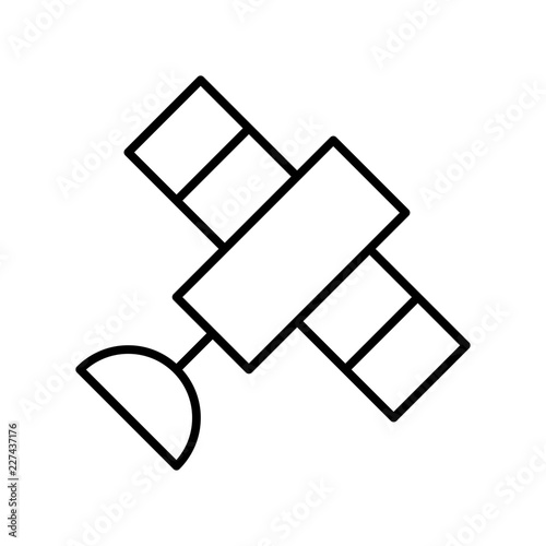 Satellite Broadcast News Television Newscast vector icon