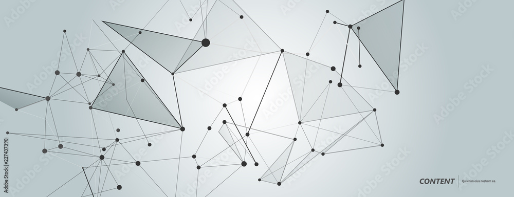 Vector technology connect with lines and dots Vector technology connect with lines and dots