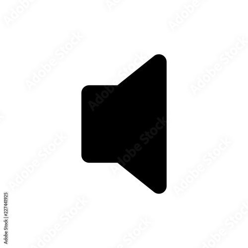 Speaker Mute Videoplayer Interface Software Web Media vector icon
