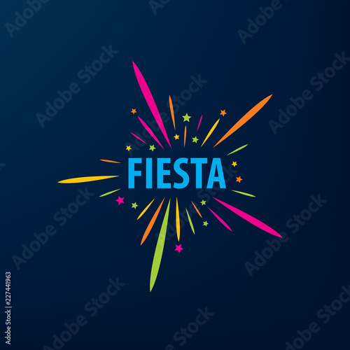 Abstract logo for the Fiesta. Vector illustration.