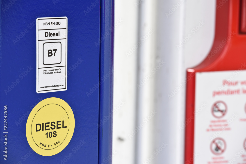 Diesel gasoil B7 carburant Stock Photo | Adobe Stock