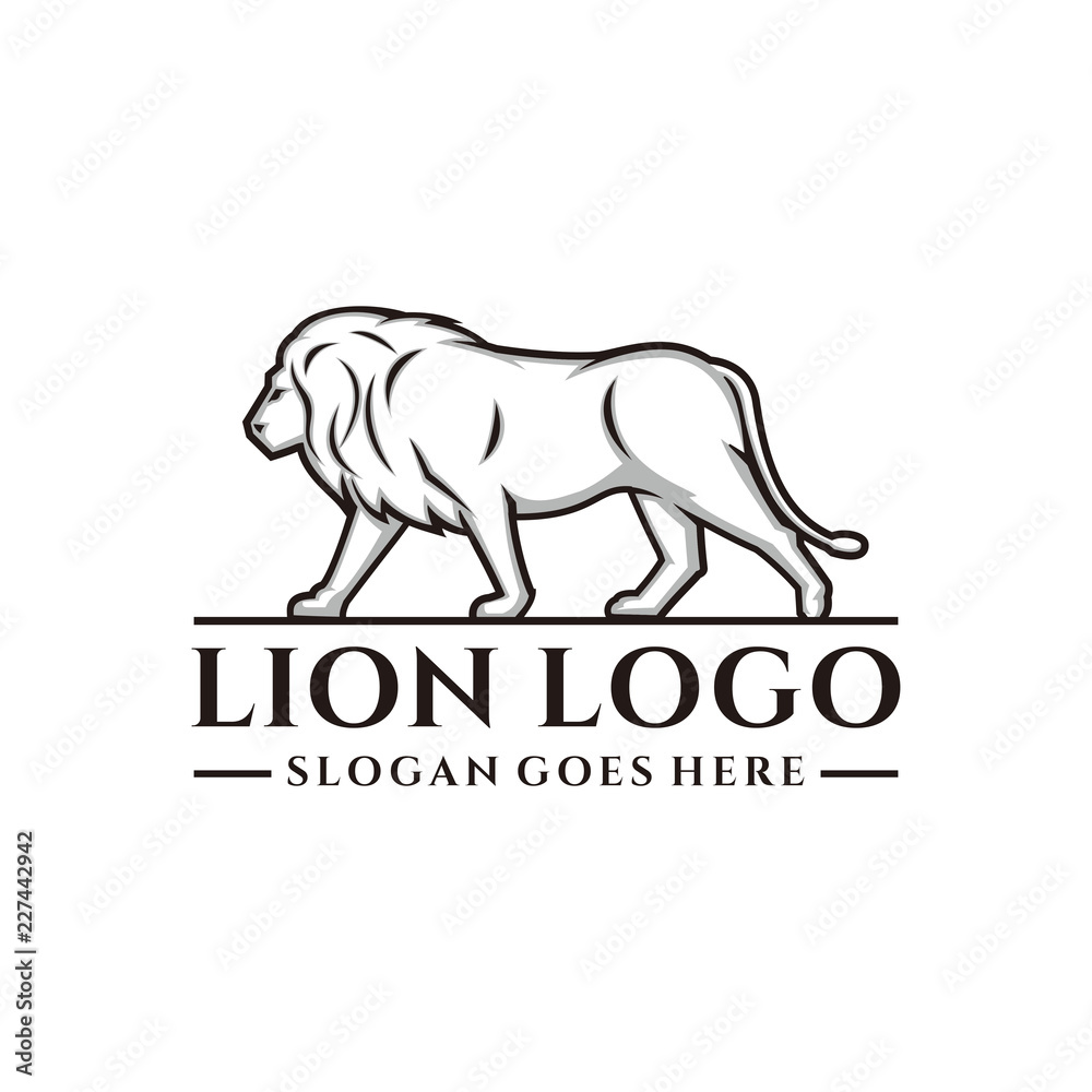 Lion logo template