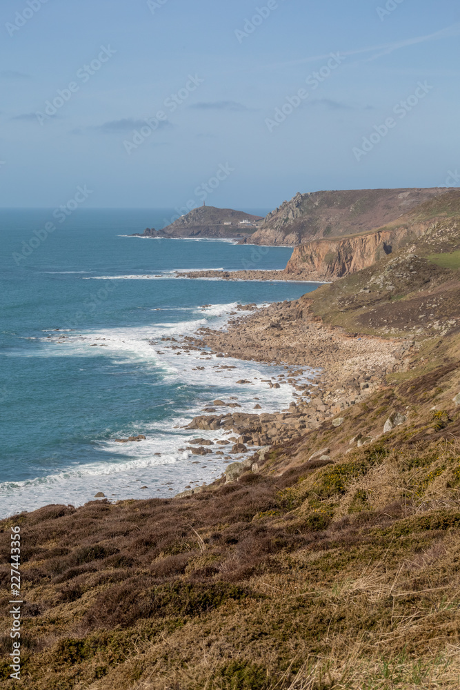 Fototapeta premium Around nanven cornwall england uk 