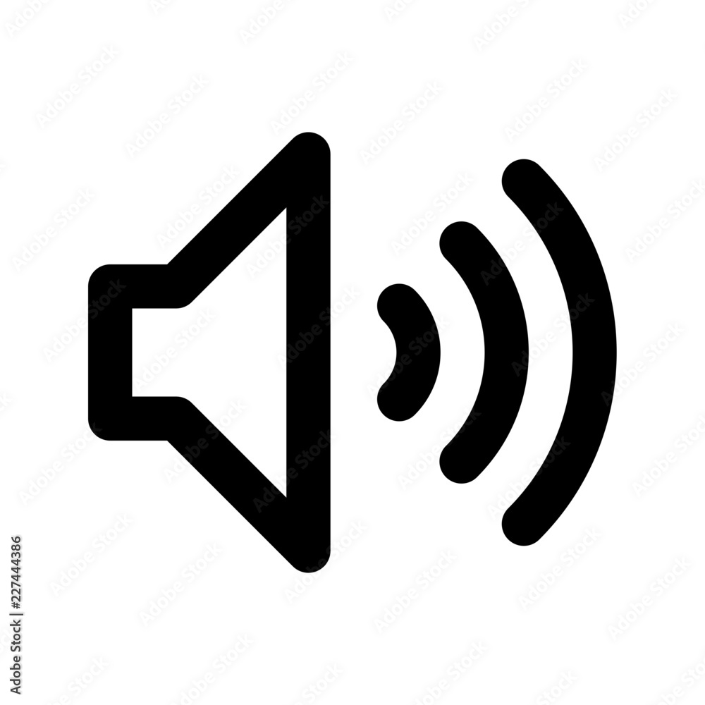 Speaker Interface UI UX Software App vector icon Speaker Interface UI UX Software App vector icon