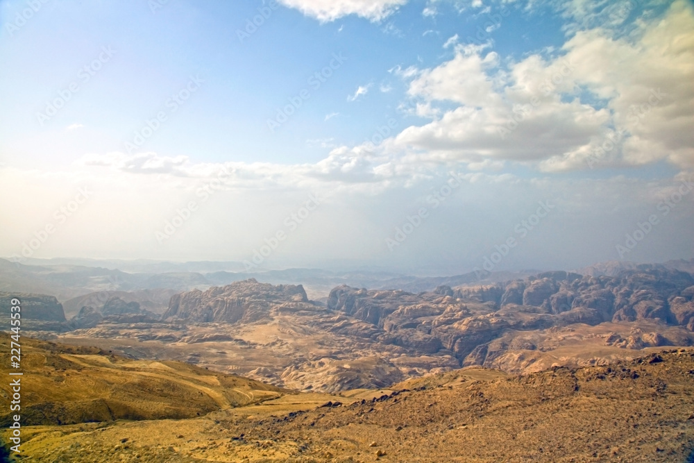 Views from the Kings Highway between Aqaba & Petra, Jordan.