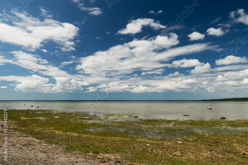 Seashore in beautiful Kassari island in Estonia.