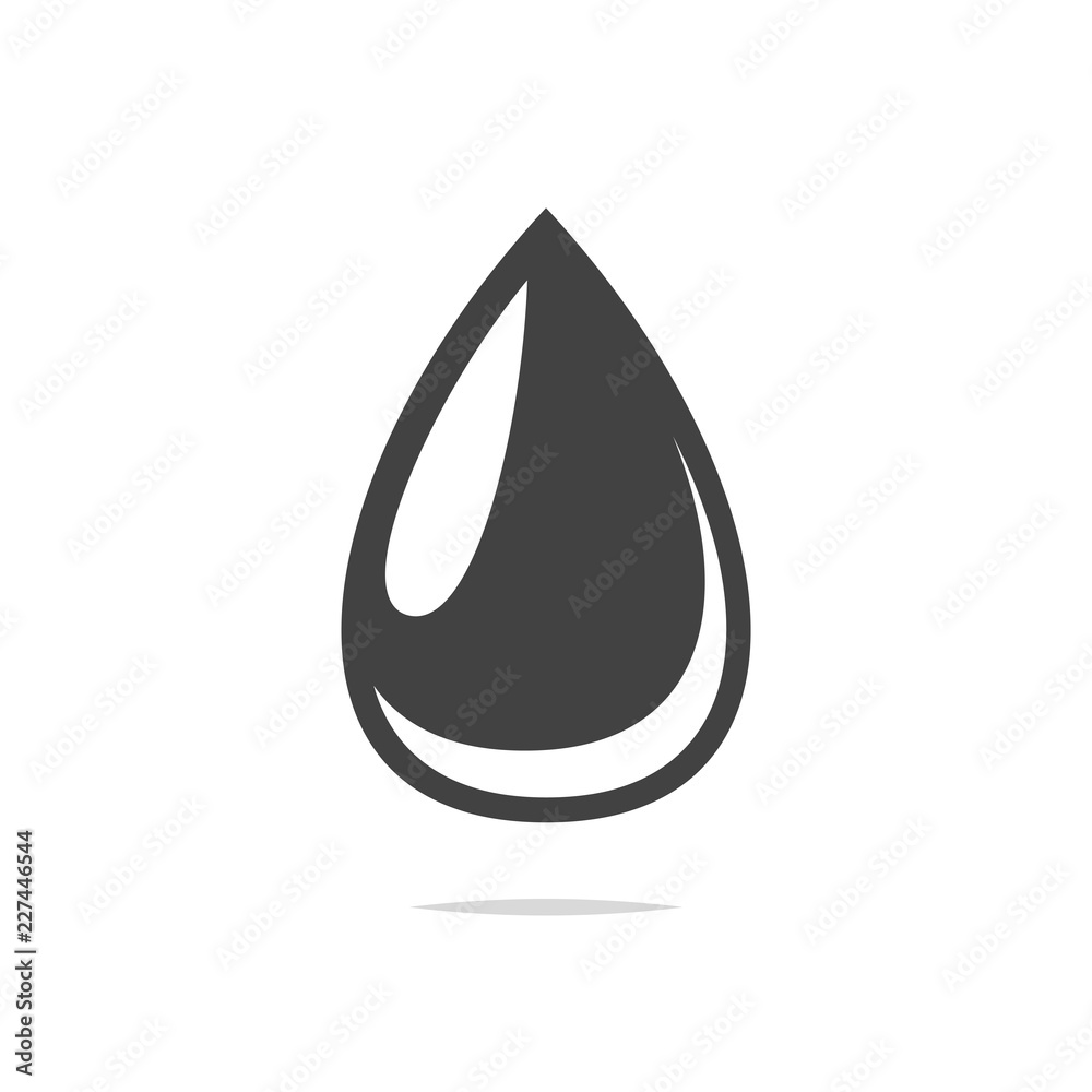 Water drop icon vector isolated transparent Water drop icon vector isolated transparent