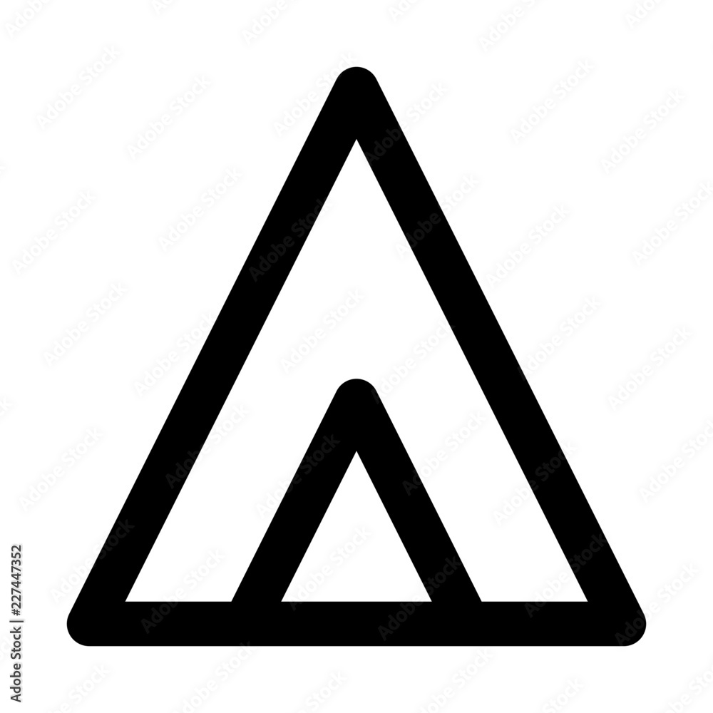 Tent Travel Trip Hotel Journey vector icon Tent Travel Trip Hotel Journey vector icon