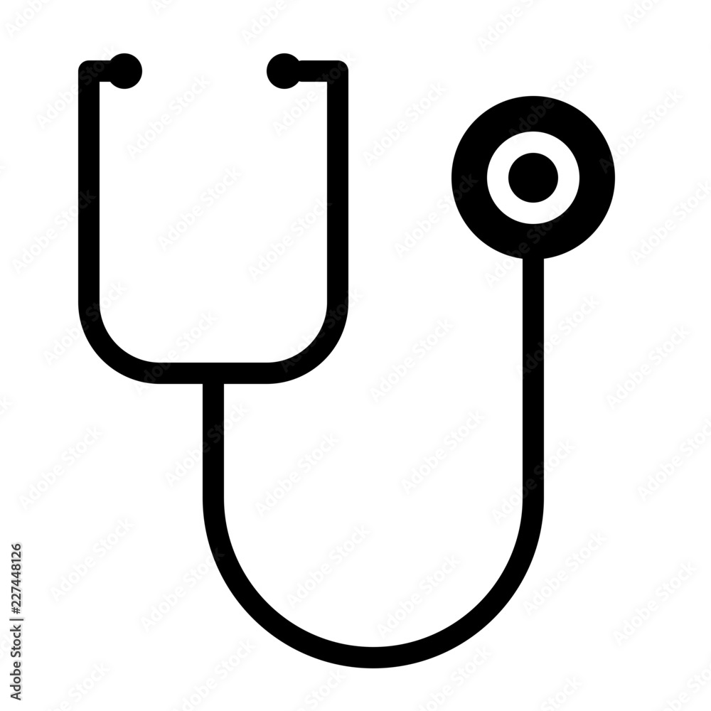 Stethoscope Medical Doctor Hospital Clinic Ambulance vector icon Stethoscope Medical Doctor Hospital Clinic Ambulance vector icon
