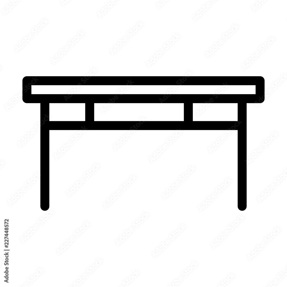 Table Housekeeping Home Furniture Living Interior vector icon Table Housekeeping Home Furniture Living Interior vector icon