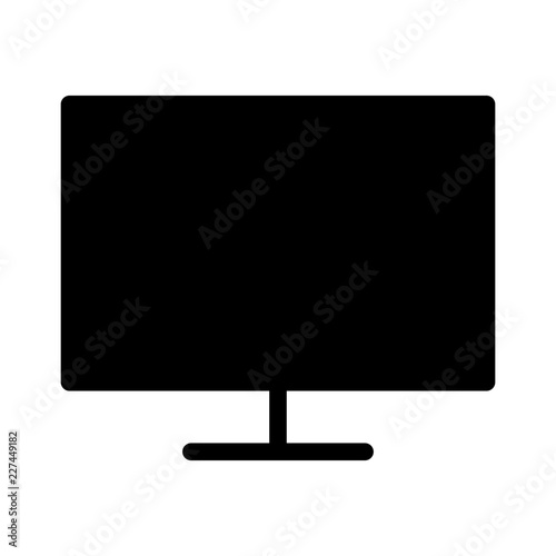 Televison Hardware Technology TV Watch Display vector icon