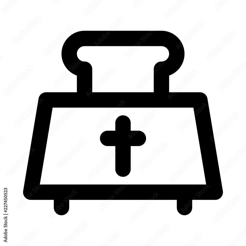 Toaster Kitchen Electronics Devices Technology Products vector icon Toaster Kitchen Electronics Devices Technology Products vector icon
