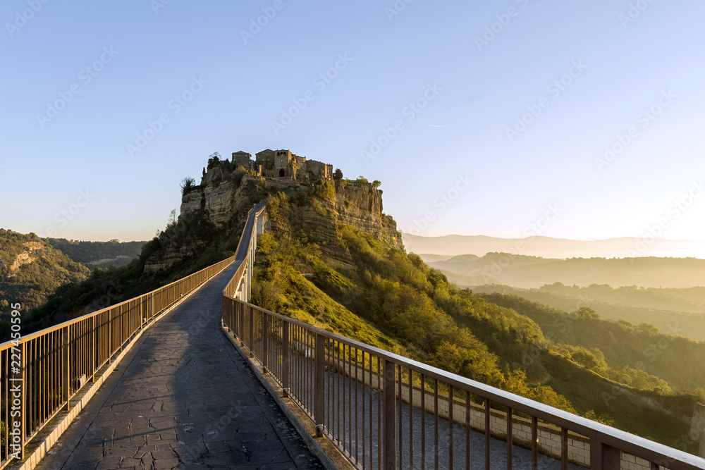 Obraz premium Civita di Bagnoregio, Viterbo, Italia.