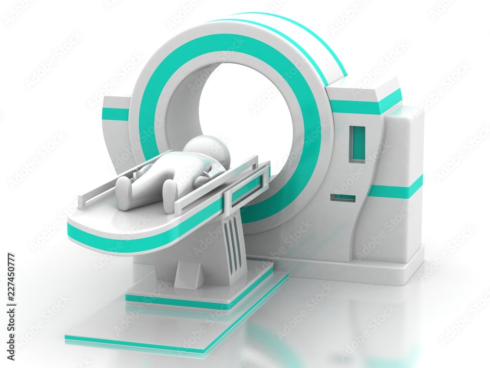 3d illustration CT Scan Machine Stock Illustration | Adobe Stock