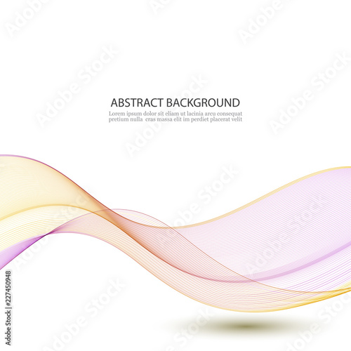 Abstract vector background  blue and green waved lines for brochure  website  flyer design. Transparent smooth wave.