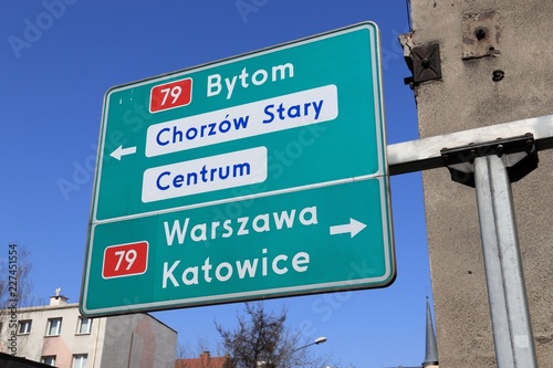 Sign to Warsaw