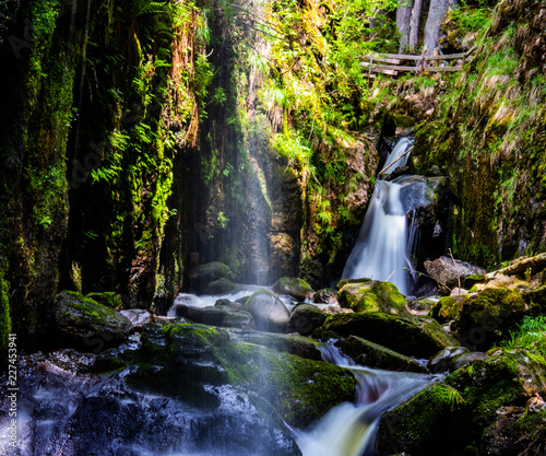 Fototapeta Naklejka Na Ścianę i Meble -  Wasserfall Menzenschwand
