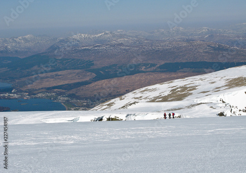 Loch Eil from Ben Nevis photo