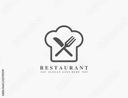 Restaurant logo template