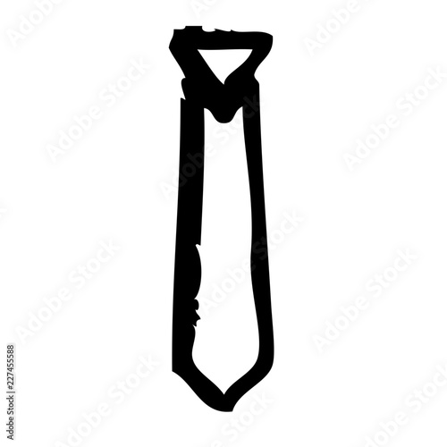 Tie Men Clothes Fashion Wear Laundry Clothing vector icon