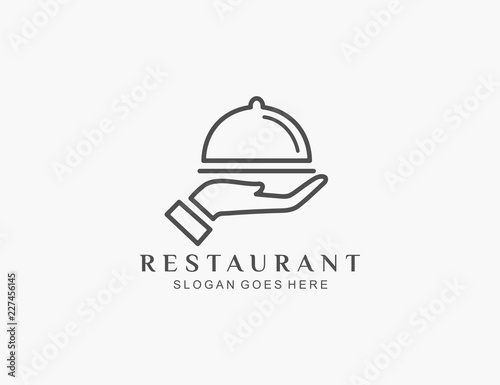 Restaurant logo template