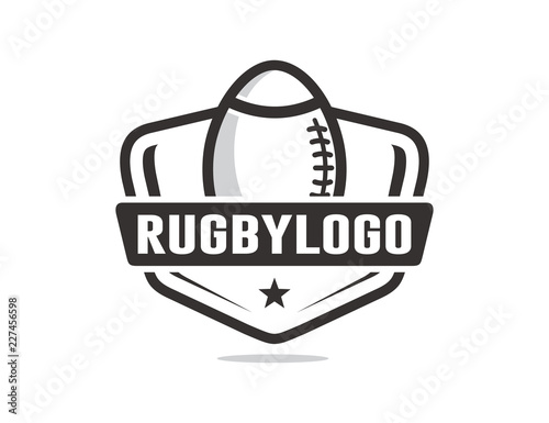 Rugby logo template