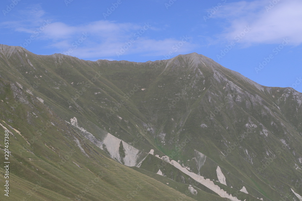 Caucasian highlands into Georgia