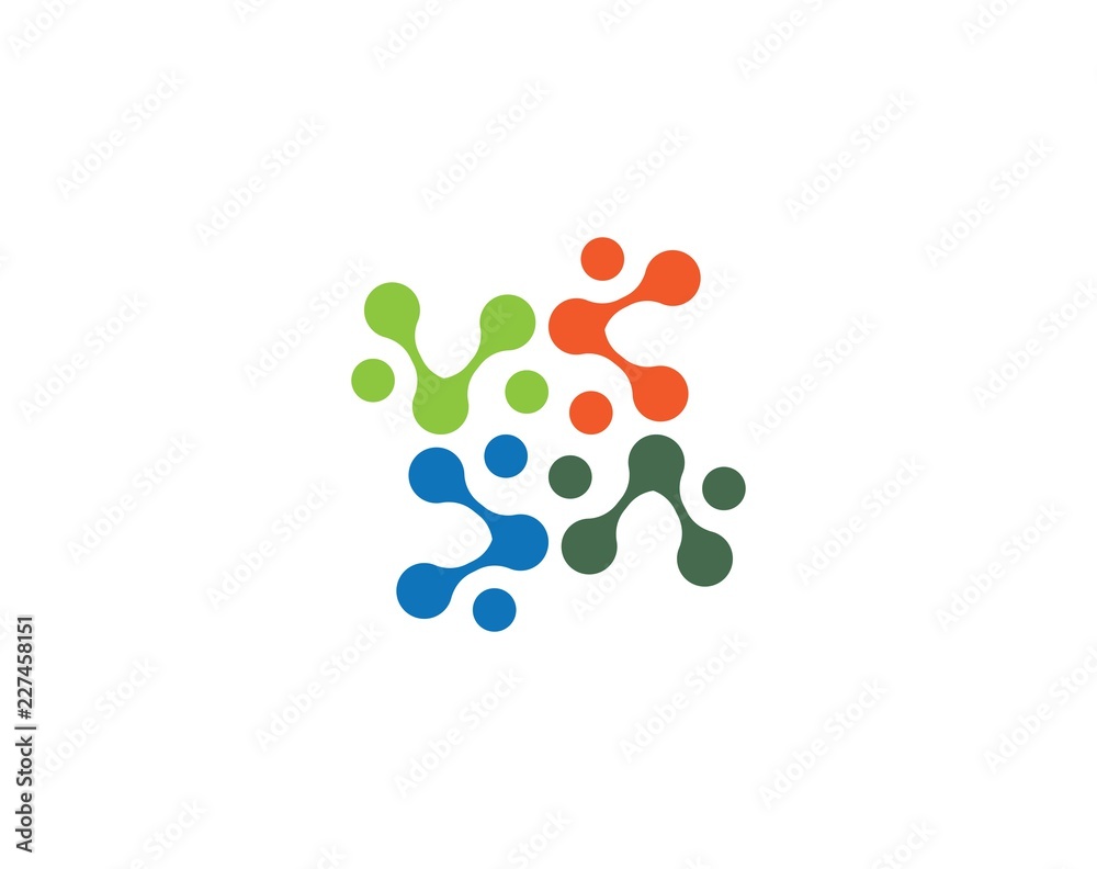 molecule logo icon vector design molecule logo icon vector design