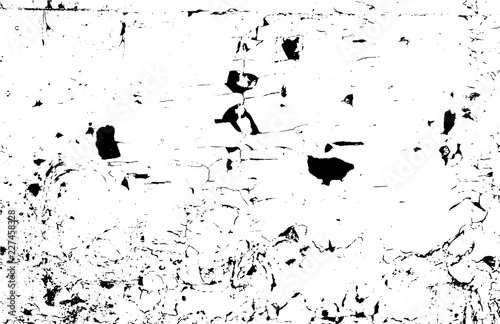 Vector grunge texture. Abstract grainy background, old scratched wall.