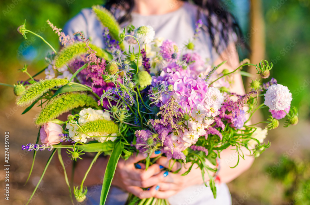 beautiful bouquet of flowers in your hands beautiful bouquet of flowers in your hands