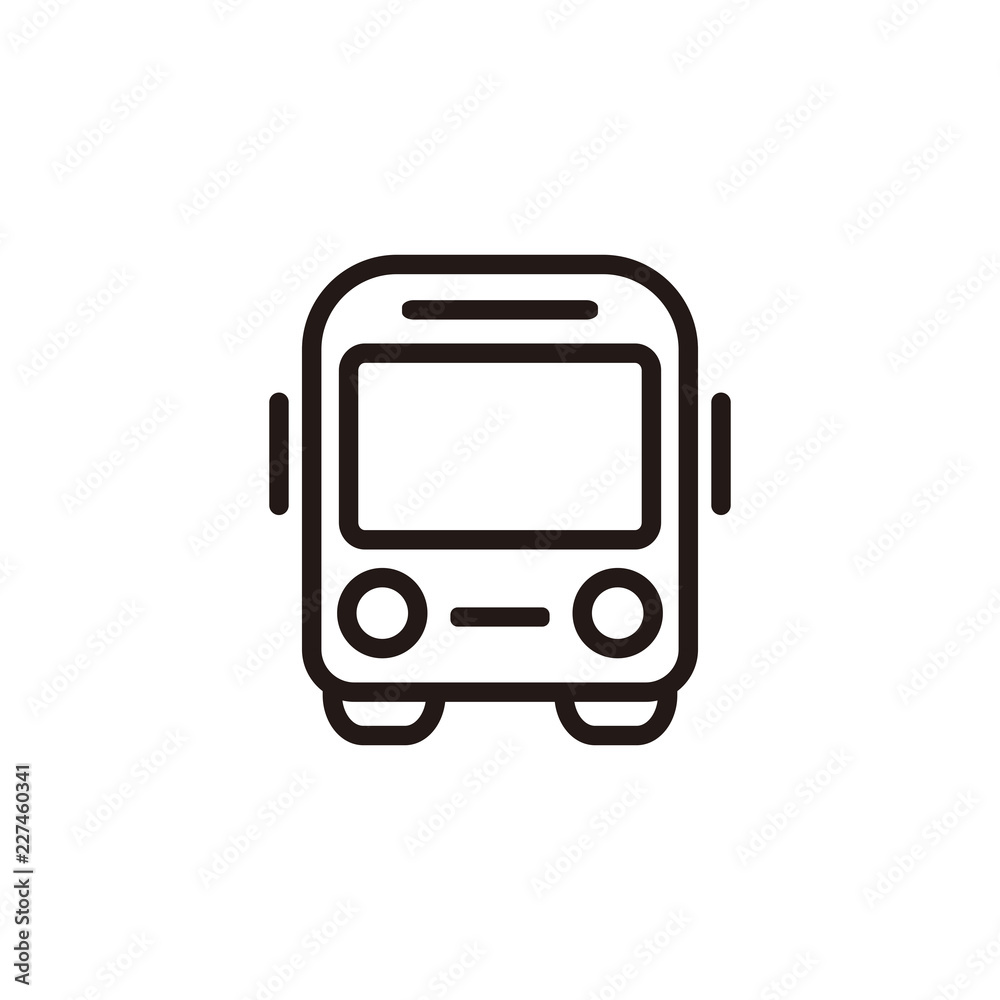Bus icon symbol Bus icon symbol