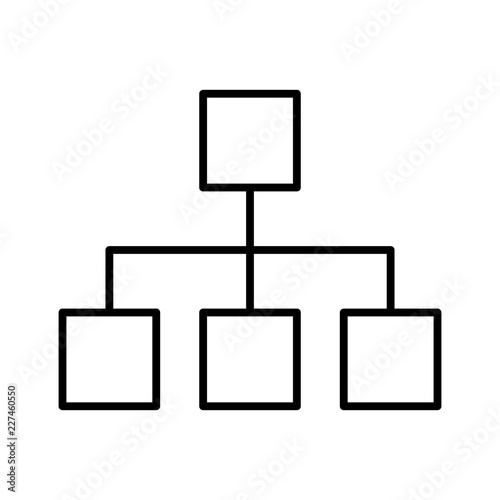 Structure Office Work Job Secretary vector icon