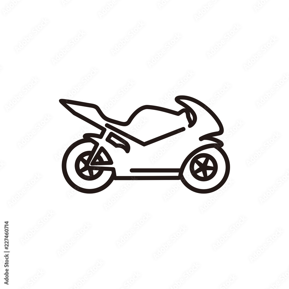 Motorcycle icon symbol
