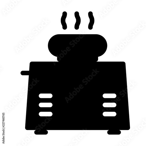 Toaster Housekeeping Home Furniture Living Interior vector icon