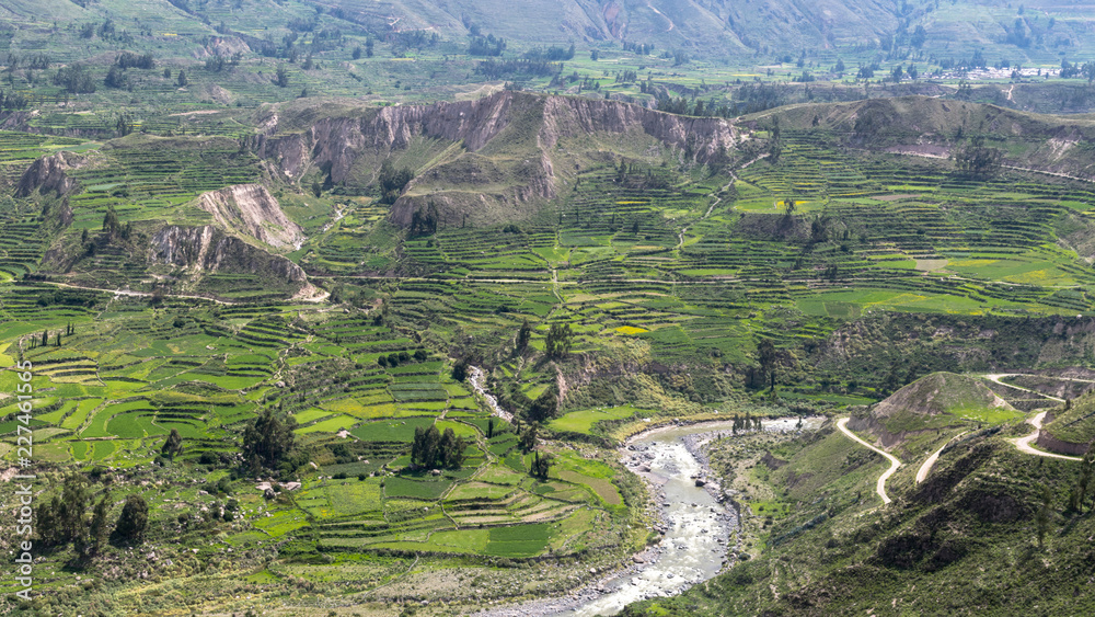 Naklejka premium Valley in Peru