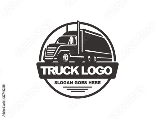 Truck logo template