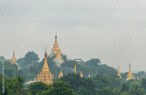 Temples of Myanmar an ancient city located. © NIPATHORN