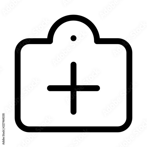 Tag Add Commerce Market Shop Supermarket vector icon