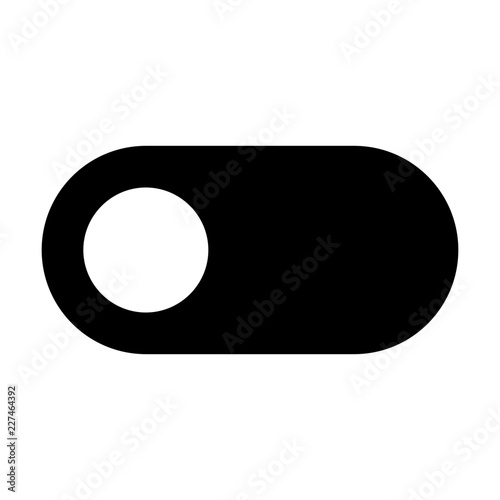 Switch Settings Interface Off Gui Web vector icon