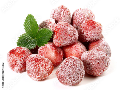 Erdbeeren - gefroren photo