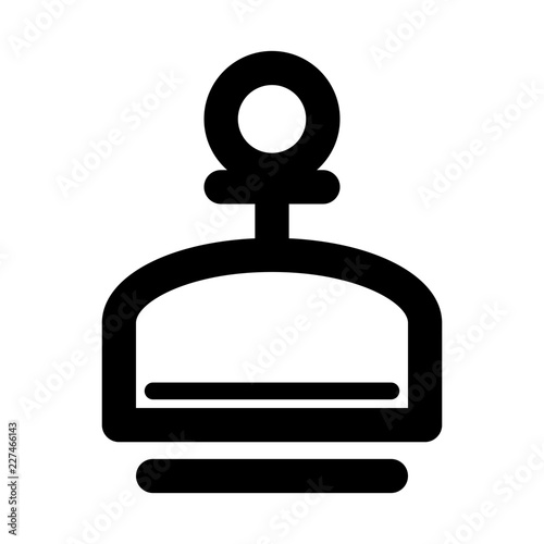 Stamp Office Work Job Secretary vector icon
